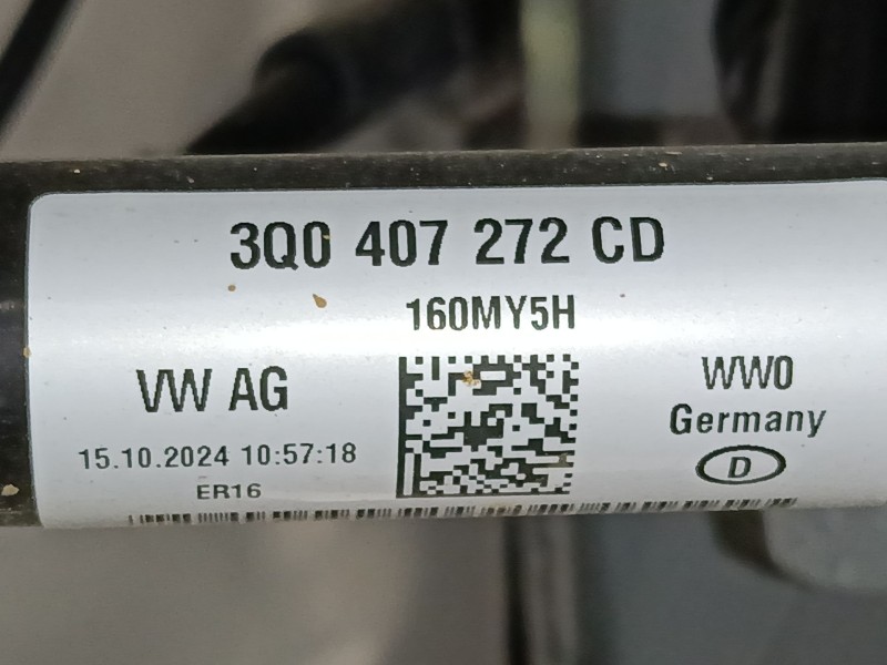Recambio de transmision delantera derecha para skoda karoq (nu7, nd7) 1.5 tsi referencia OEM IAM 3Q0407272CD  
