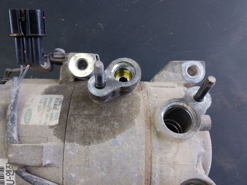 Recambio de compresor aire acondicionado para hyundai ix35 (lm, el, elh) 1.7 crdi referencia OEM IAM DX9FA10  P3-B3-4-2