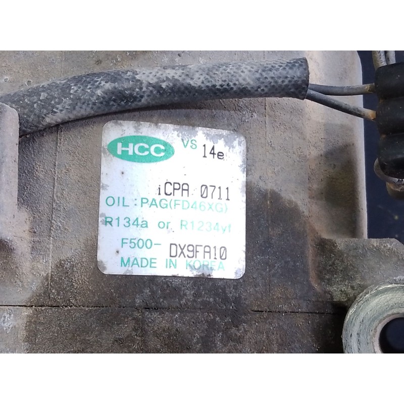 Recambio de compresor aire acondicionado para hyundai ix35 (lm, el, elh) 1.7 crdi referencia OEM IAM DX9FA10  P3-B3-4-2