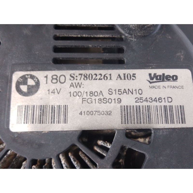 Recambio de alternador para bmw x1 (e84) xdrive 18 d referencia OEM IAM 7802261  P3-A5-5-2