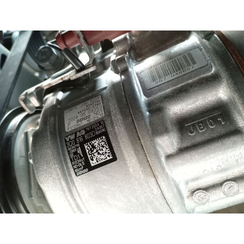 Recambio de compresor aire acondicionado para skoda karoq 2.0 tdi nu7 referencia OEM IAM 3Q0816803D  