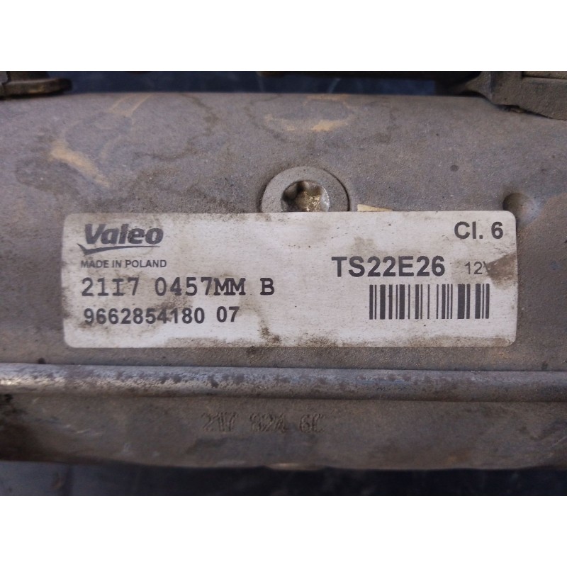 Recambio de motor arranque para peugeot 208 active referencia OEM IAM   