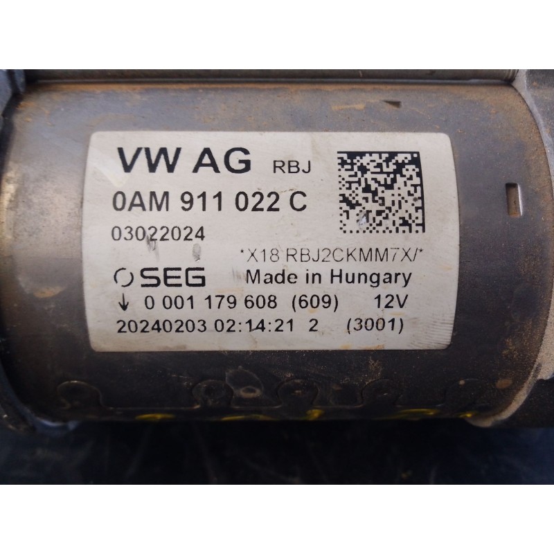 Recambio de motor arranque para volkswagen t-roc (a11, d11) 1.5 tsi referencia OEM IAM   