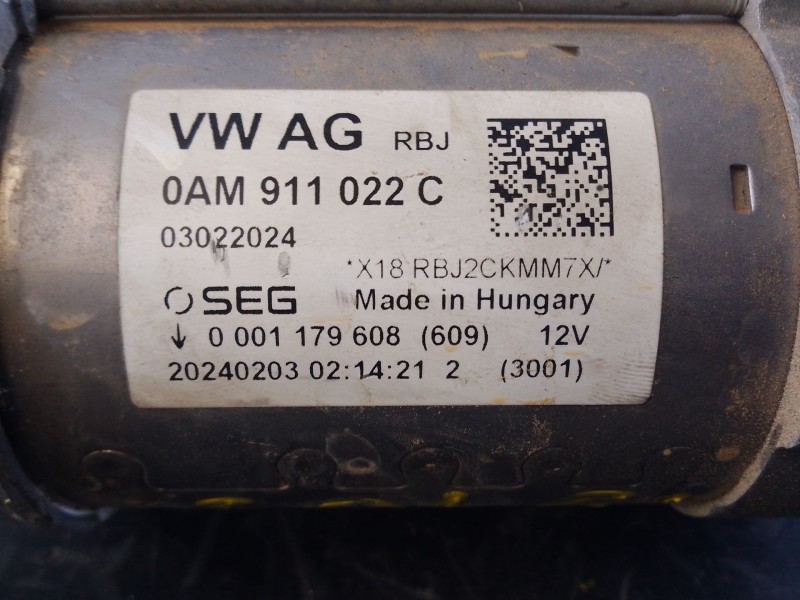 Recambio de motor arranque para volkswagen t-roc (a11, d11) 1.5 tsi referencia OEM IAM   