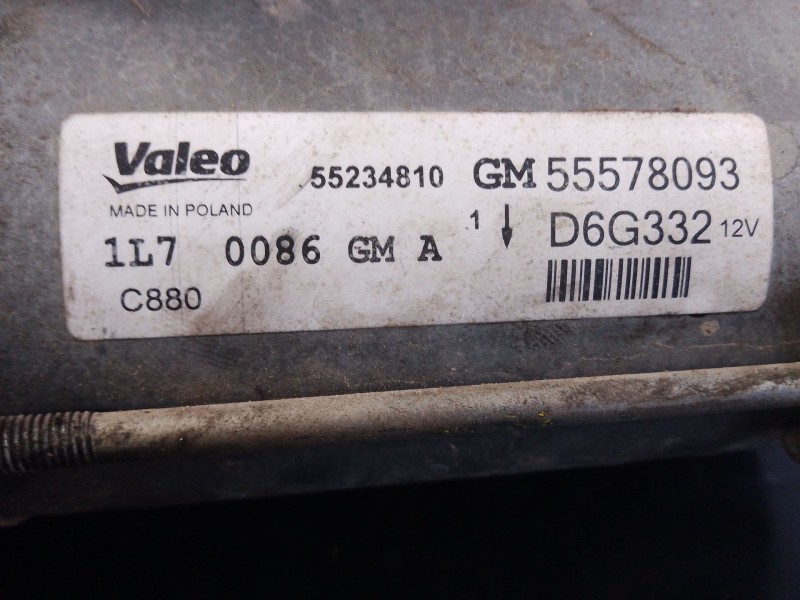 Recambio de motor arranque para opel corsa e (x15) 1.3 cdti (08, 68) referencia OEM IAM   
