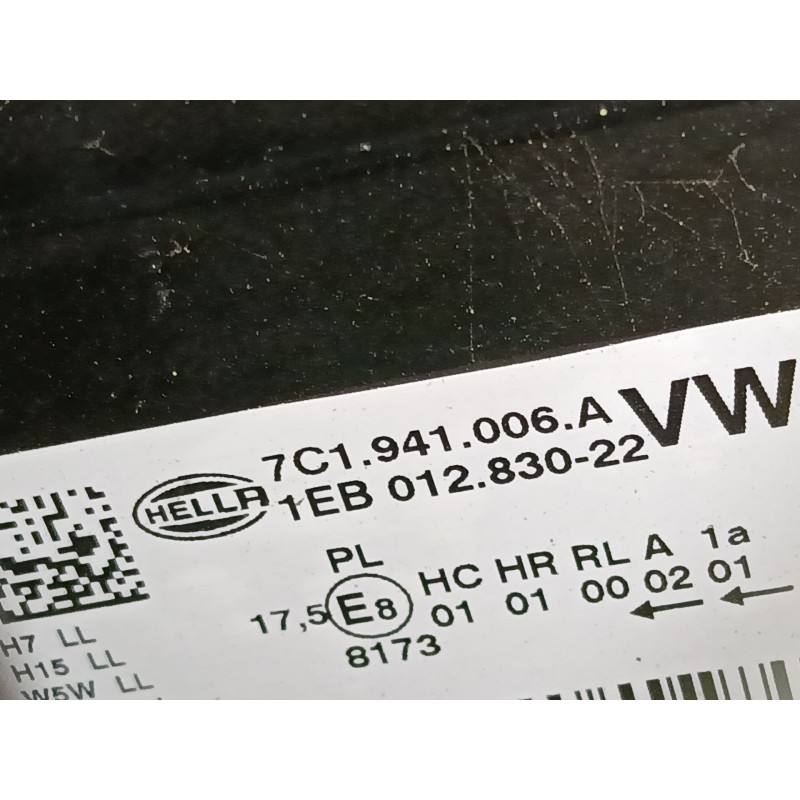 Recambio de faro derecho para volkswagen crafter furgoneta (sy_, sx_) 2.0 tdi referencia OEM IAM 7C1941006A  
