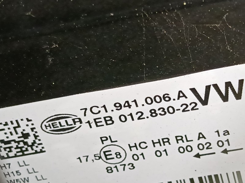 Recambio de faro derecho para volkswagen crafter furgoneta (sy_, sx_) 2.0 tdi referencia OEM IAM 7C1941006A  