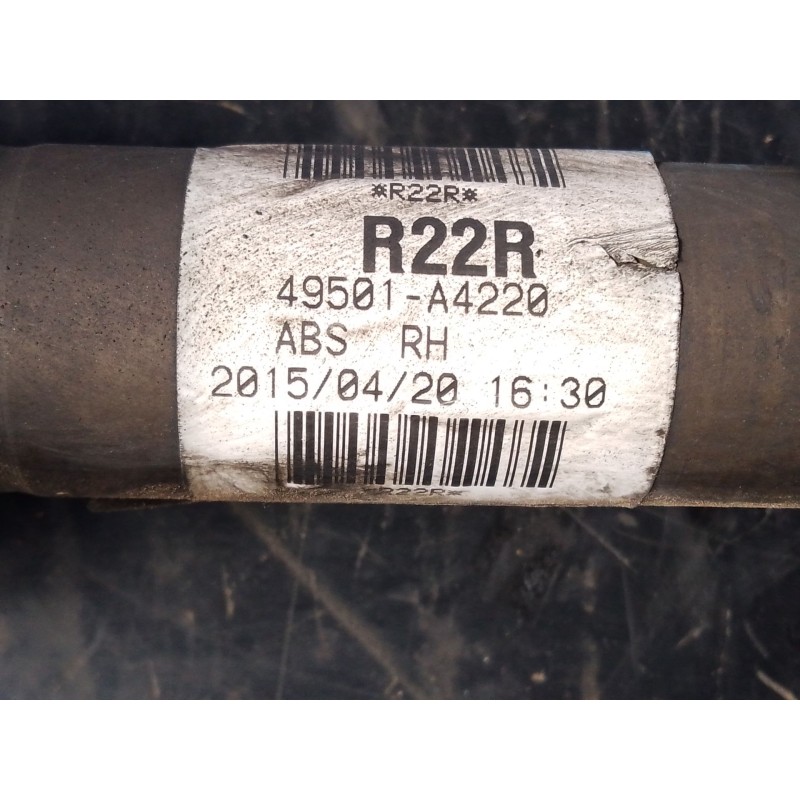 Recambio de transmision delantera derecha para kia carens iv van (a4) crdi referencia OEM IAM 49501A4220  P1-A6-49
