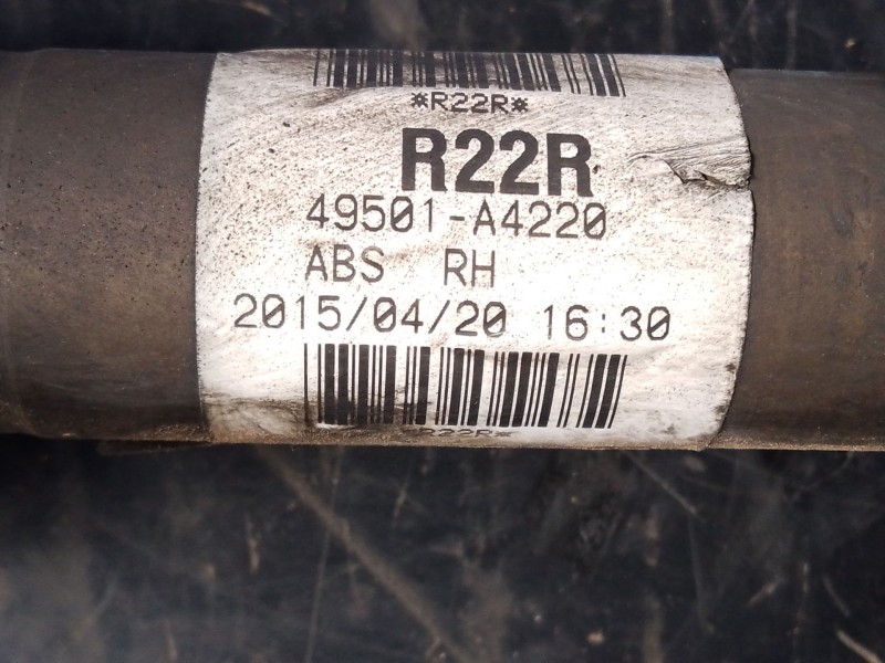 Recambio de transmision delantera derecha para kia carens iv van (a4) crdi referencia OEM IAM 49501A4220  P1-A6-49