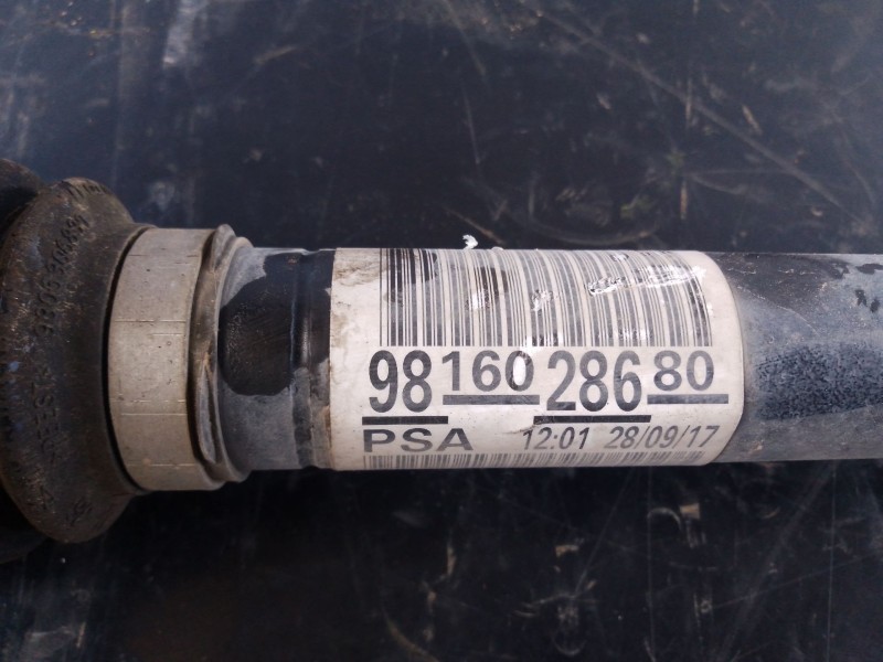 Recambio de transmision delantera derecha para peugeot 208 active referencia OEM IAM 9816028680  P1-A6-49