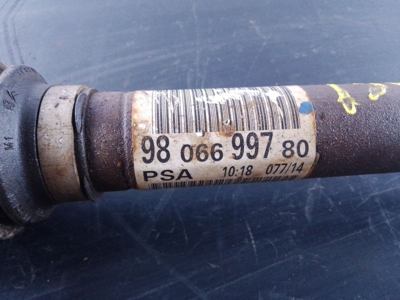 Recambio de transmision delantera derecha para peugeot 308 ii (lb_, lp_, lw_, lh_, l3_) 1.6 hdi referencia OEM IAM 9806699780  P