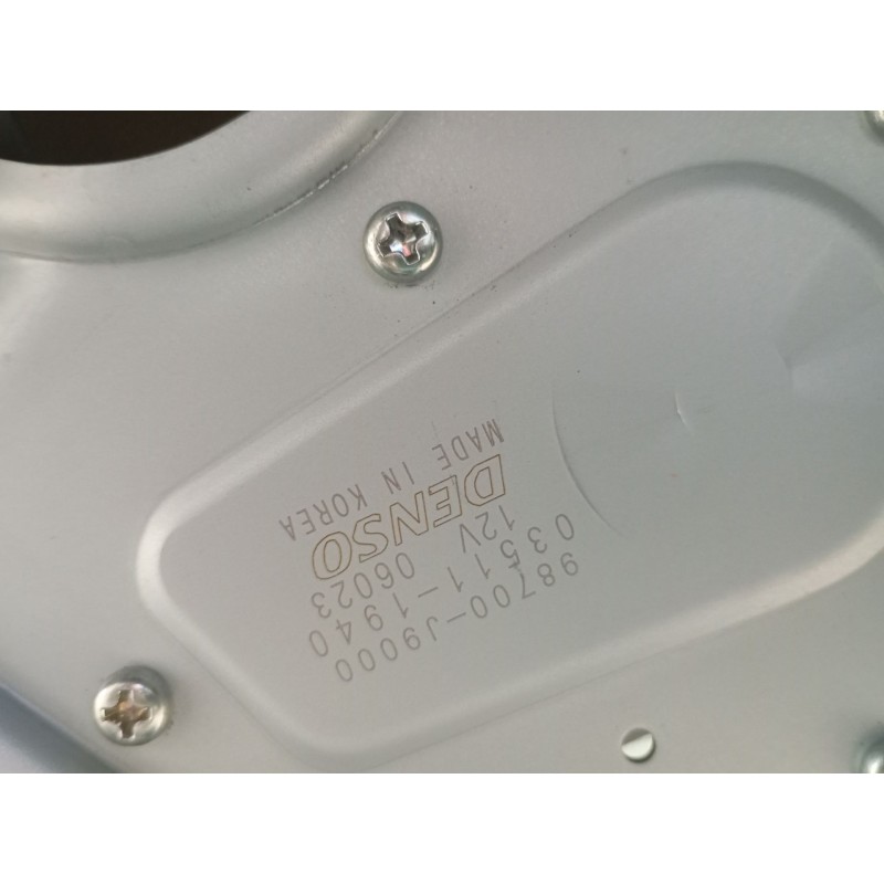 Recambio de motor limpia trasero para hyundai kona (os, ose, osi) 1.0 t-gdi referencia OEM IAM 98700J9000  