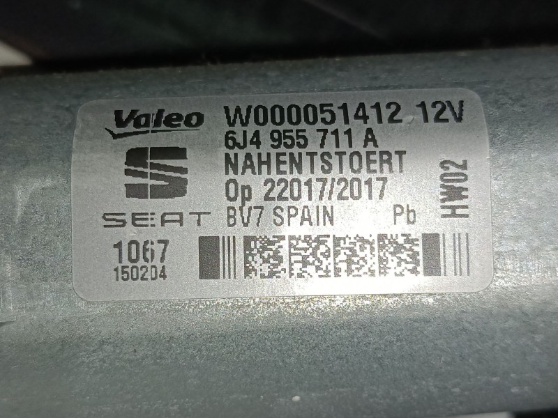 Recambio de motor limpia trasero para seat ibiza iv (6j5, 6p1) 1.2 tsi referencia OEM IAM   