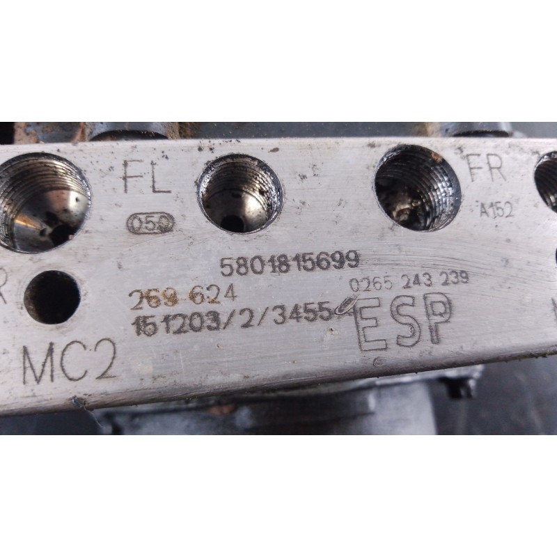 Recambio de abs para iveco daily vi caja/chasis 33s15, 35s15, 35c15 referencia OEM IAM 5801815699 0265243239 