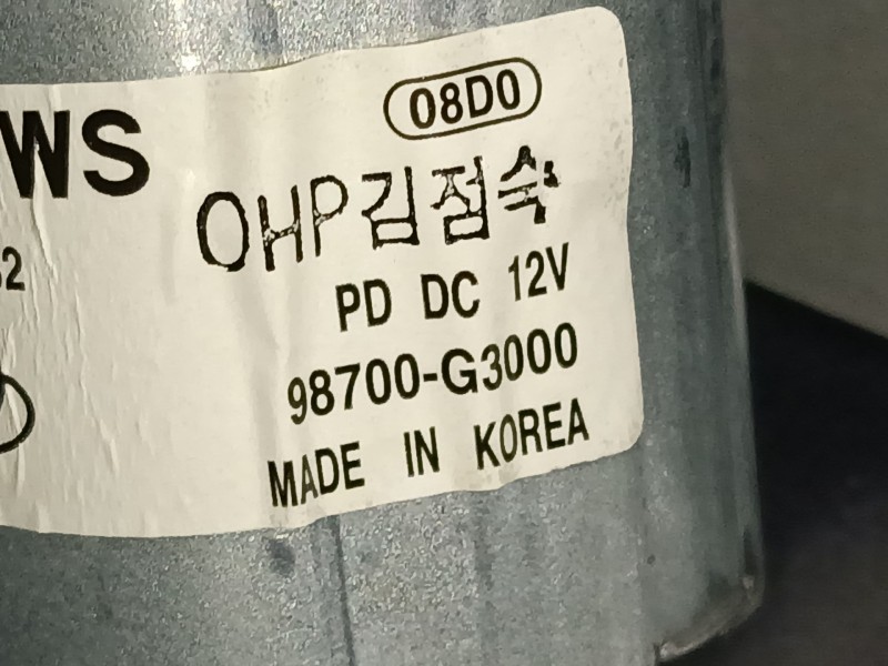 Recambio de motor limpia trasero para hyundai i30 (pde, pd, pden) 1.0 t-gdi referencia OEM IAM   