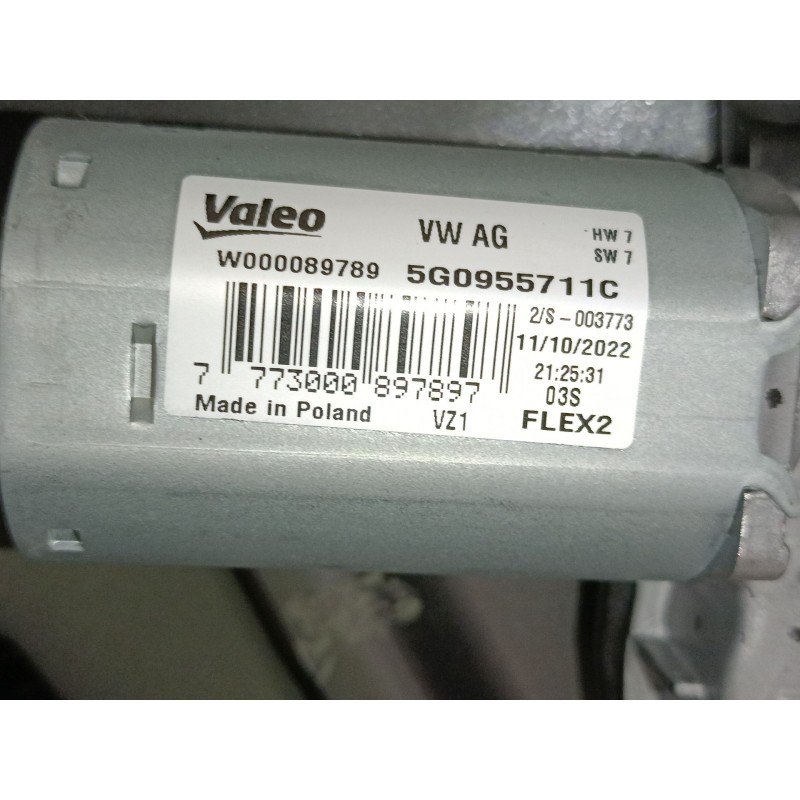 Recambio de motor limpia trasero para volkswagen t-cross (c11, d31) 1.0 tsi referencia OEM IAM 5G0955711C  