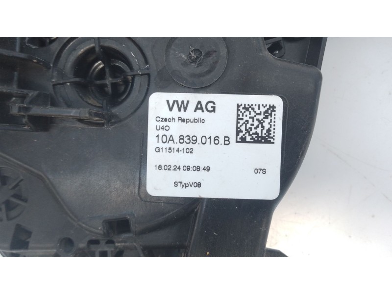 Recambio de cerradura puerta trasera derecha para volkswagen taigo (cs1) 1.0 tsi referencia OEM IAM 10A839016B  