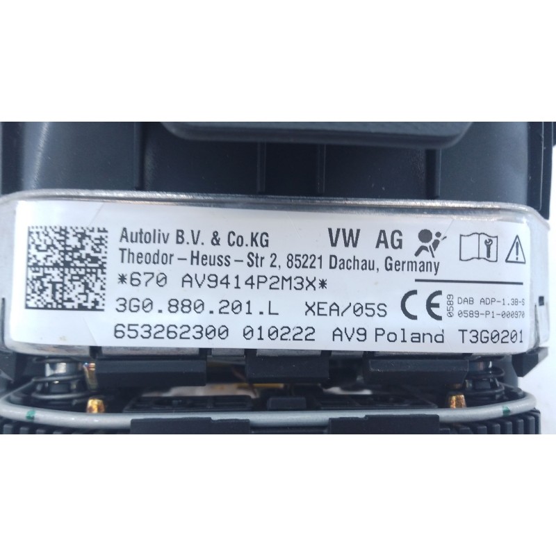 Recambio de kit airbag para volkswagen t-roc (a11, d11) 2.0 tdi scr referencia OEM IAM 5Q0959655CG  