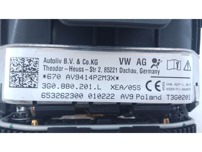 Recambio de kit airbag para volkswagen t-roc (a11, d11) 2.0 tdi scr referencia OEM IAM 5Q0959655CG  