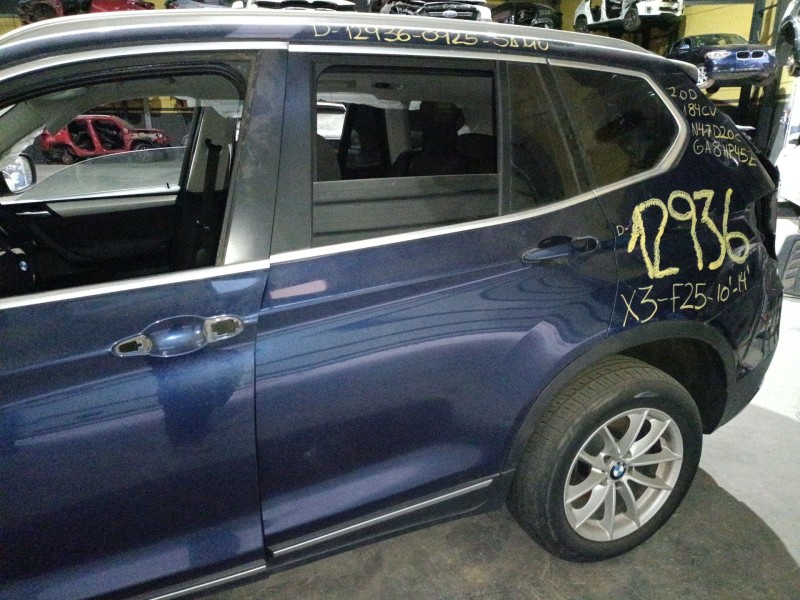 Recambio de puerta trasera izquierda para bmw x3 (f25) xdrive 20 d referencia OEM IAM   