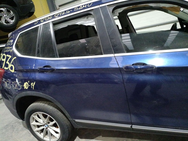 Recambio de puerta trasera derecha para bmw x3 (f25) xdrive 20 d referencia OEM IAM   