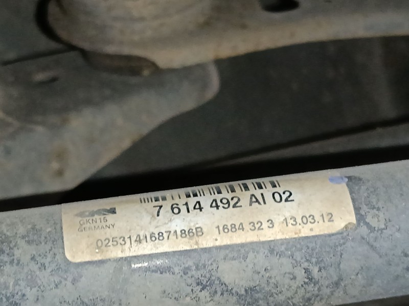 Recambio de transmision trasera derecha para bmw x3 (f25) xdrive 20 d referencia OEM IAM   