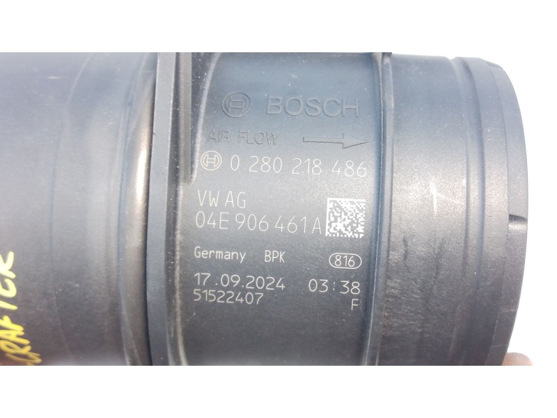 Recambio de caudalimetro para volkswagen crafter caja/chasis (sz_) 2.0 tdi rwd referencia OEM IAM 04E906461A 0280218486 