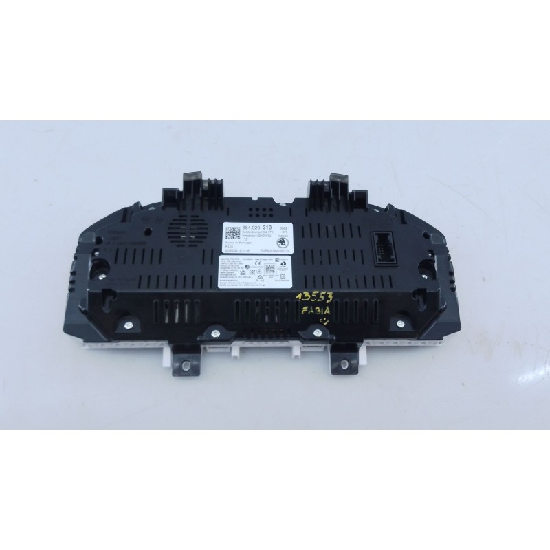 Recambio de cuadro instrumentos para skoda fabia iv (pj3) 1.0 tsi referencia OEM IAM 654920310  