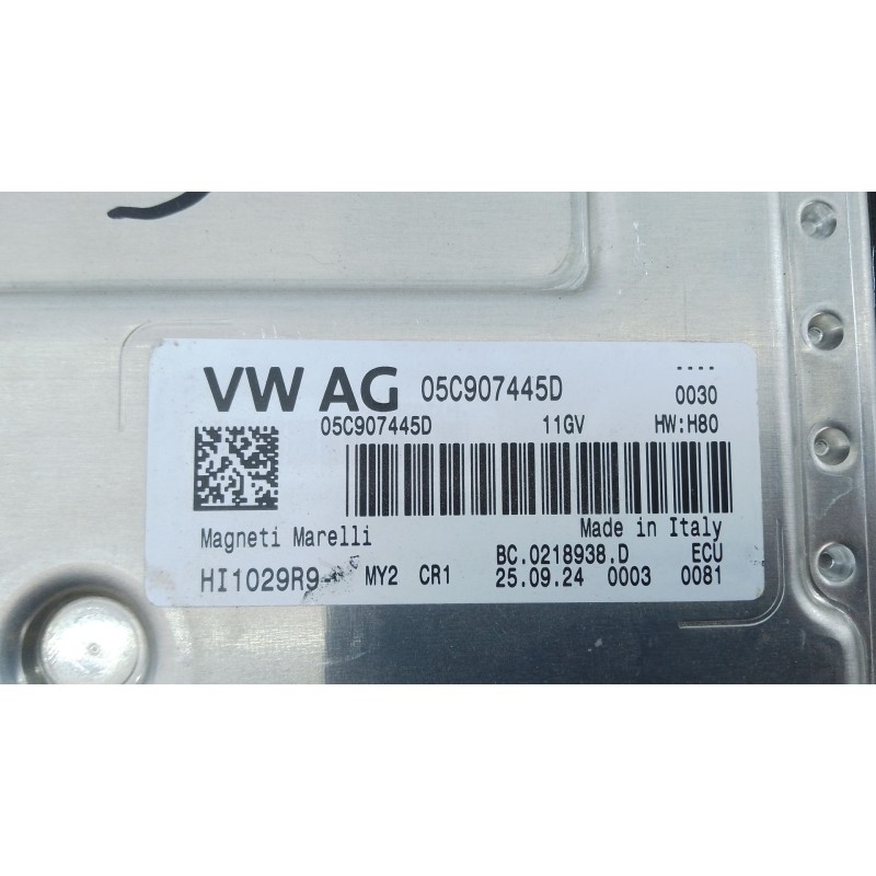 Recambio de centralita motor uce para skoda fabia iv (pj3) 1.0 mpi referencia OEM IAM 05C907445D  