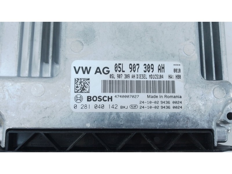 Recambio de centralita motor uce para volkswagen crafter furgoneta (sy_, sx_) 2.0 tdi referencia OEM IAM 05L907309AH 0281040142 