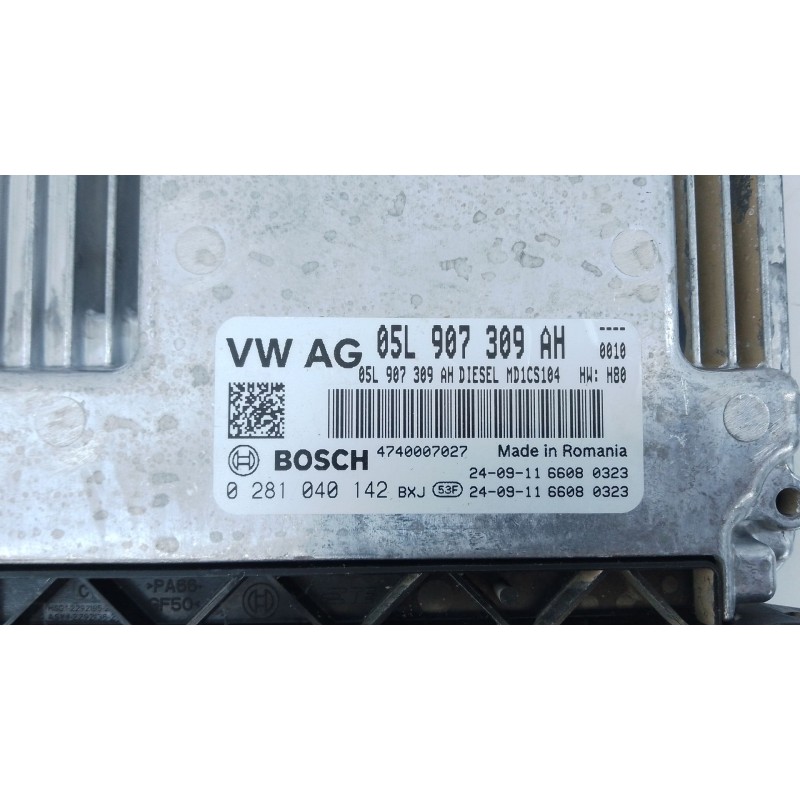 Recambio de centralita motor uce para volkswagen crafter caja/chasis (sz_) 2.0 tdi rwd referencia OEM IAM 05L907309AH 0281040142