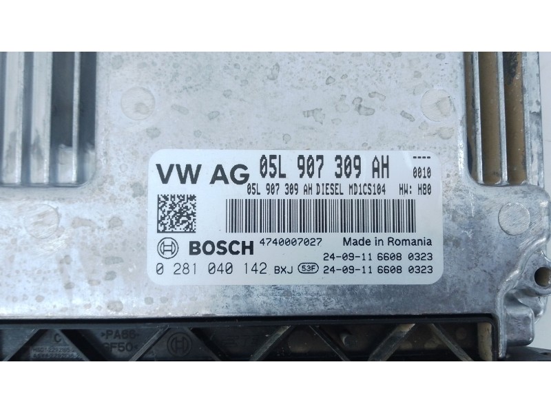 Recambio de centralita motor uce para volkswagen crafter caja/chasis (sz_) 2.0 tdi rwd referencia OEM IAM 05L907309AH 0281040142