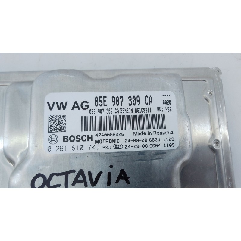 Recambio de centralita motor uce para skoda octavia iv combi nx5 1.5 tsi referencia OEM IAM 05E907309CA 0261S107KJ 