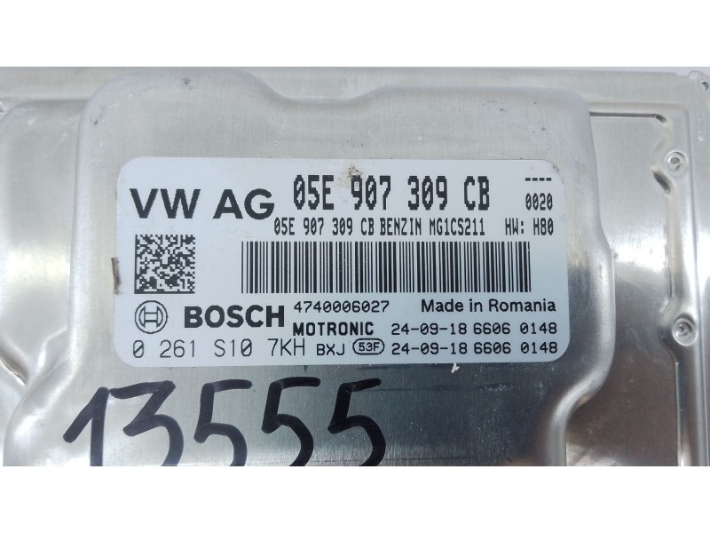 Recambio de centralita motor uce para skoda karoq (nu7, nd7) 1.5 tsi referencia OEM IAM 05E907309CB 0261S107KH 
