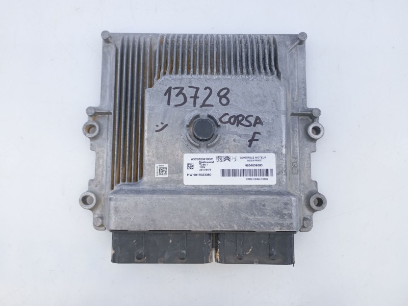 Recambio de centralita motor uce para opel corsa f (p2jo) 1.2 (68) referencia OEM IAM 9833609880 A3C0320410001 