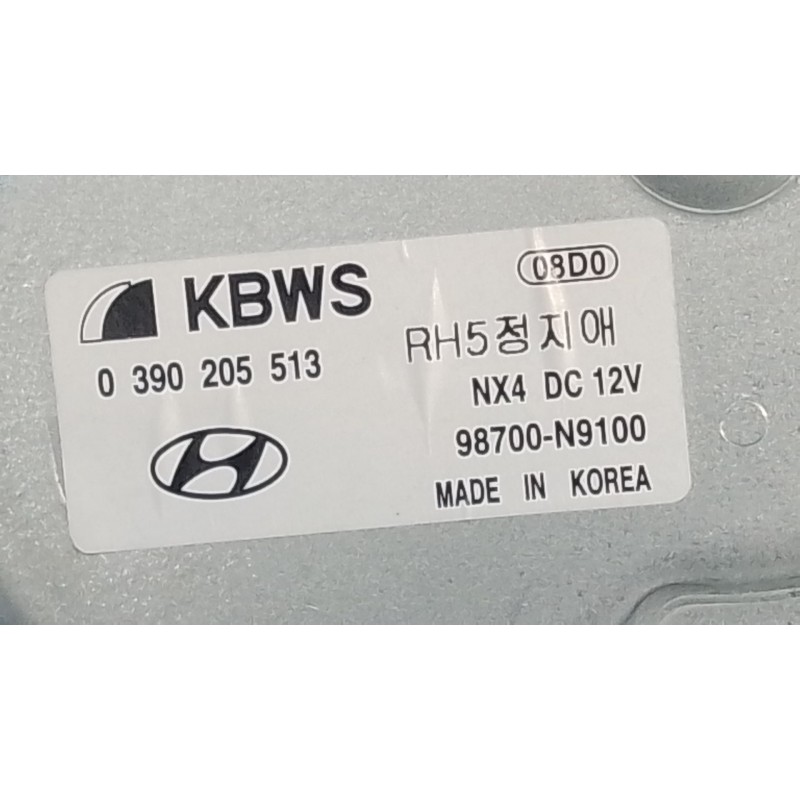 Recambio de motor limpia trasero para hyundai tucson (nx4e, nx4a) 1.6 crdi referencia OEM IAM 98700N9100 0390205513 