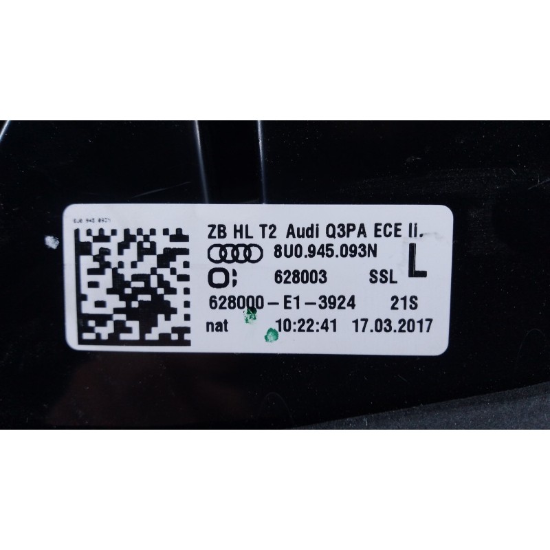 Recambio de piloto trasero izquierdo para audi q3 (8ub, 8ug) 2.0 tdi quattro referencia OEM IAM   
