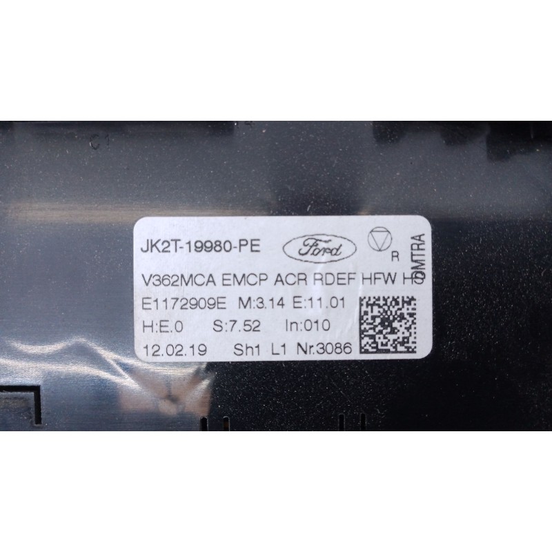 Recambio de mando climatizador para ford transit custom kasten panther referencia OEM IAM   