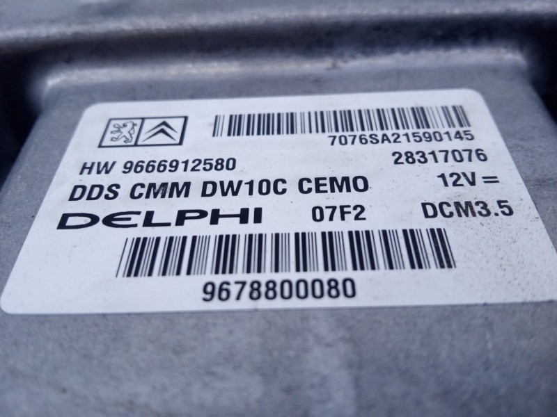 Recambio de centralita motor uce para peugeot 308 sw i (4e_, 4h_) 2.0 hdi referencia OEM IAM HW9666912580  A3-B2-25-4