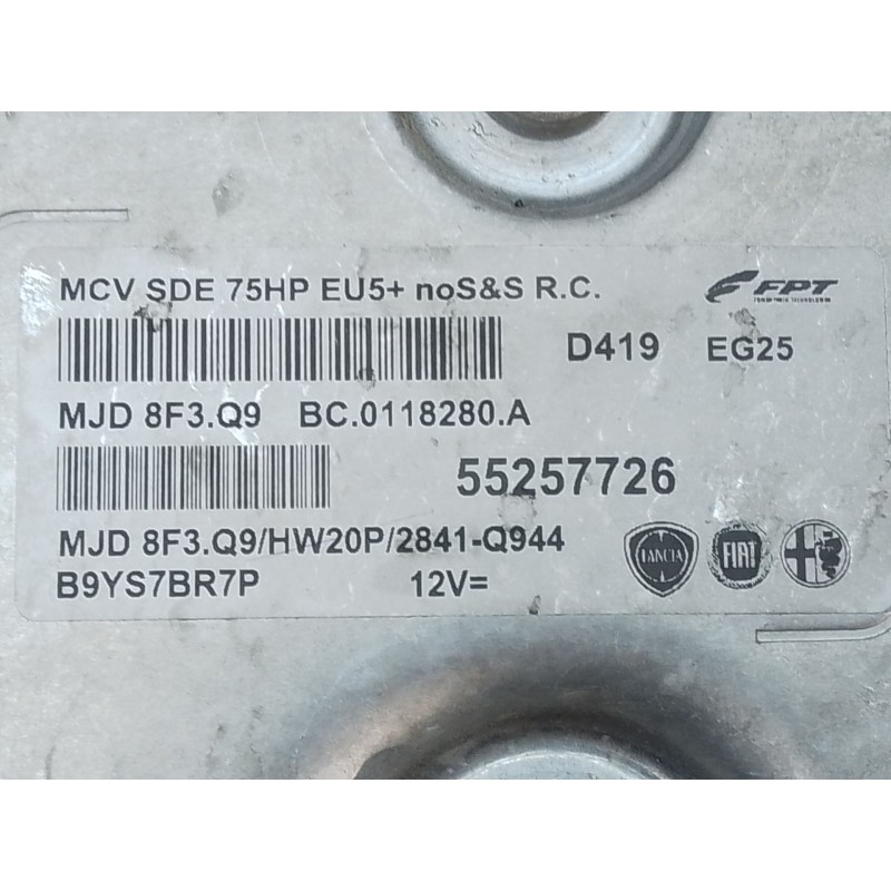 Recambio de centralita motor uce para peugeot bipper básico referencia OEM IAM 55257726  E3-B2-34-2