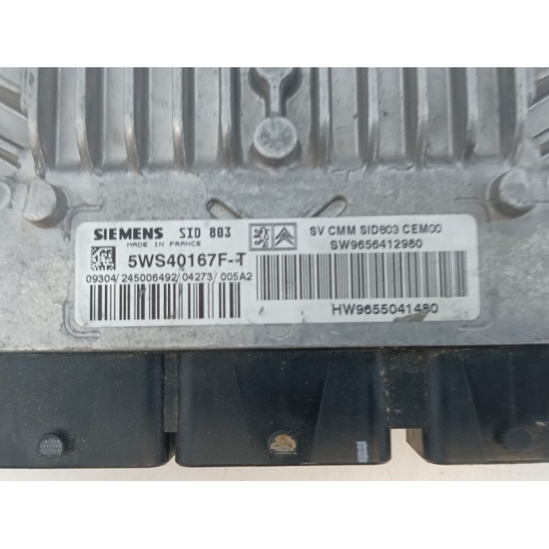 Recambio de centralita motor uce para peugeot 407 (6d_) 2.0 (6drfnb, 6drfne) referencia OEM IAM 5WS40167FT  E3-B2-28-4