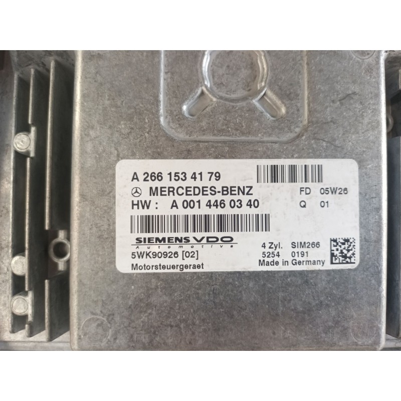 Recambio de centralita motor uce para mercedes-benz clase a (w169) a 200 cdi (169.308, 169.008) referencia OEM IAM   