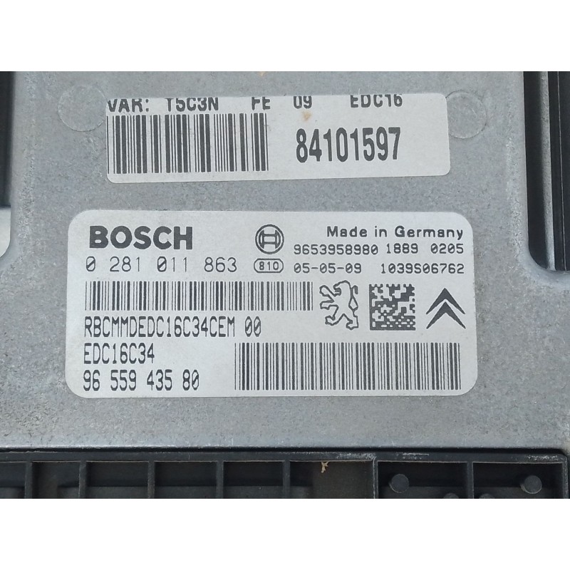 Recambio de centralita motor uce para peugeot 307 (3a/c) 1.4 referencia OEM IAM 9655943580  E3-B2-23-2