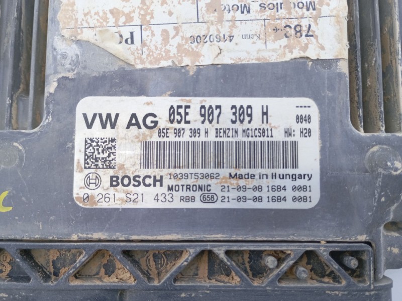 Recambio de centralita motor uce para volkswagen t-roc (a11, d11) 1.5 tsi referencia OEM IAM 05E907309H 0261S21433 