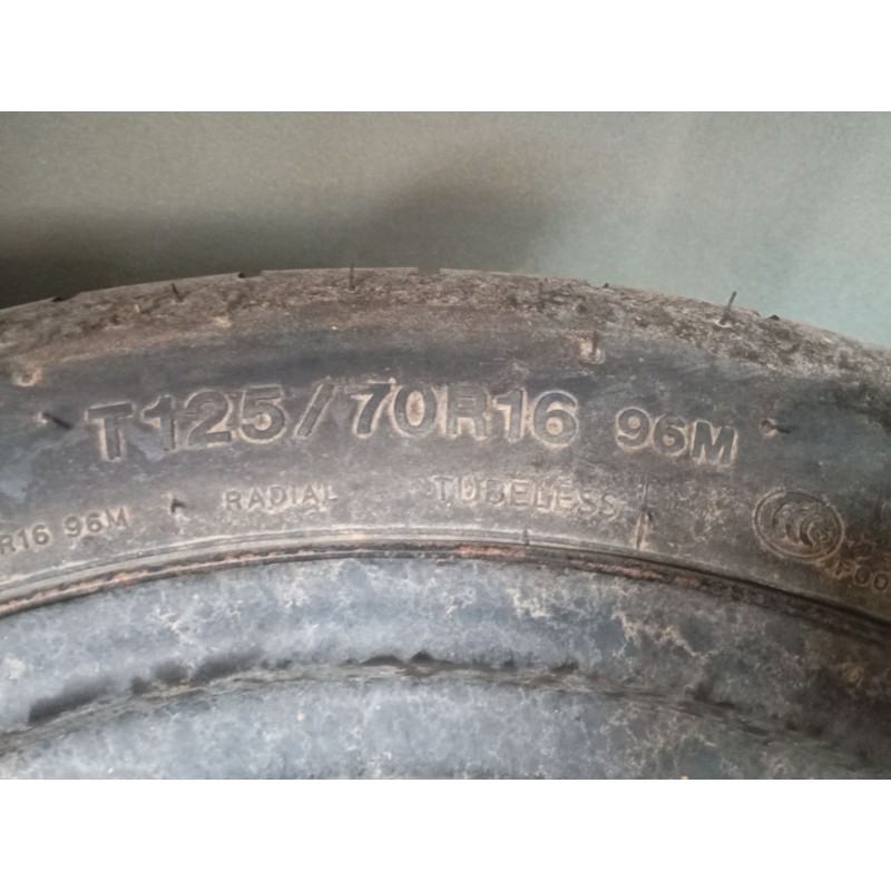 Recambio de neumatico repuesto para seat arona (kj7, kjp) 1.0 tsi referencia OEM IAM 125/70/16  