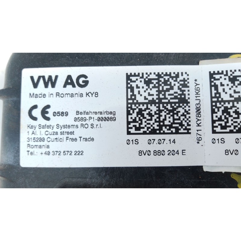 Recambio de airbag delantero derecho para volkswagen golf vii lim. (bq1) sport referencia OEM IAM   