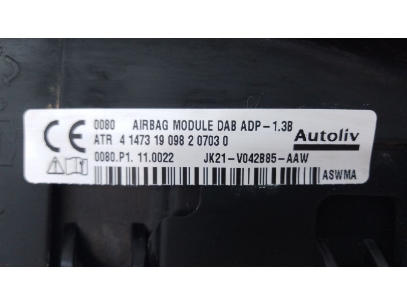 Recambio de kit airbag para ford transit custom kasten panther referencia OEM IAM JK2T14B321AJ  