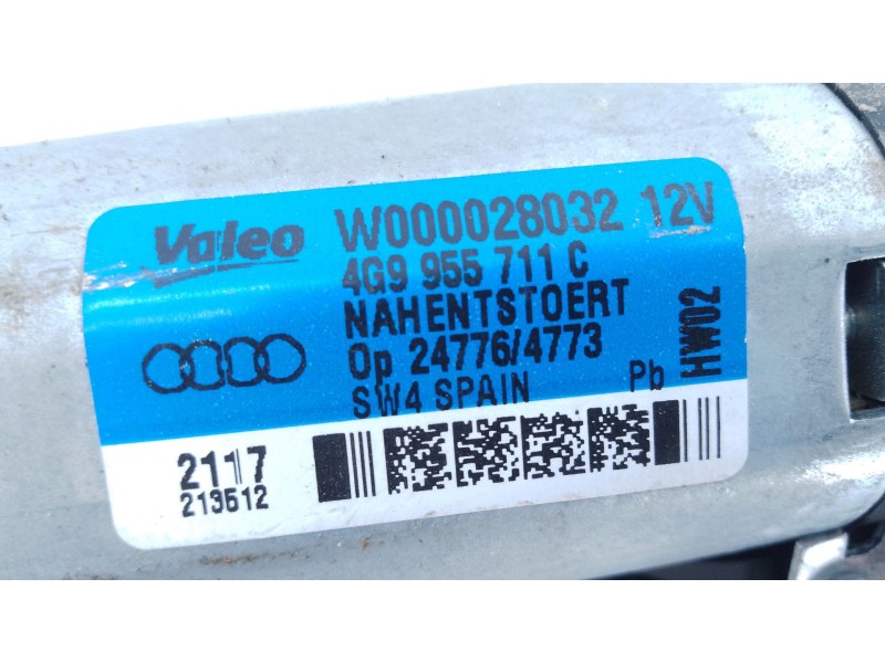 Recambio de motor limpia trasero para audi q3 (8ub, 8ug) 2.0 tdi quattro referencia OEM IAM 4G9955711C  
