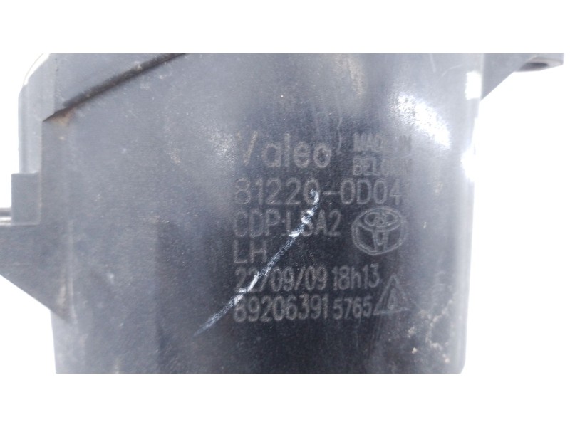 Recambio de faro antiniebla izquierdo para toyota auris active referencia OEM IAM   