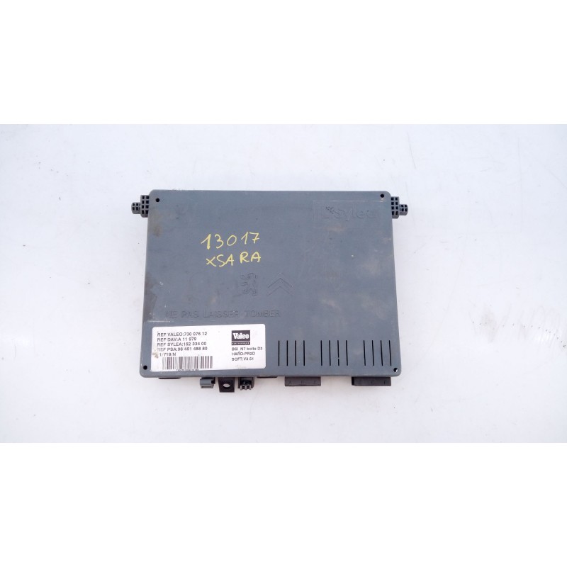 Recambio de caja reles / fusibles para citroën xsara (n1) 1.9 d referencia OEM IAM 73007612 9645148880 E3-B2-24-3